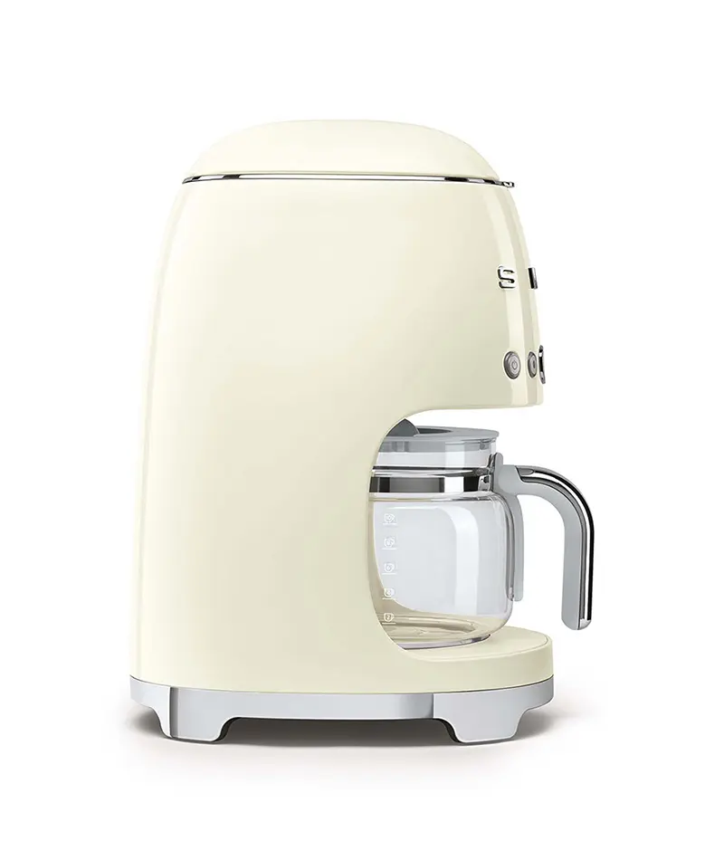 Smeg Macchina da Caffè filtro 50's Style, panna lucido – DCF02CREU